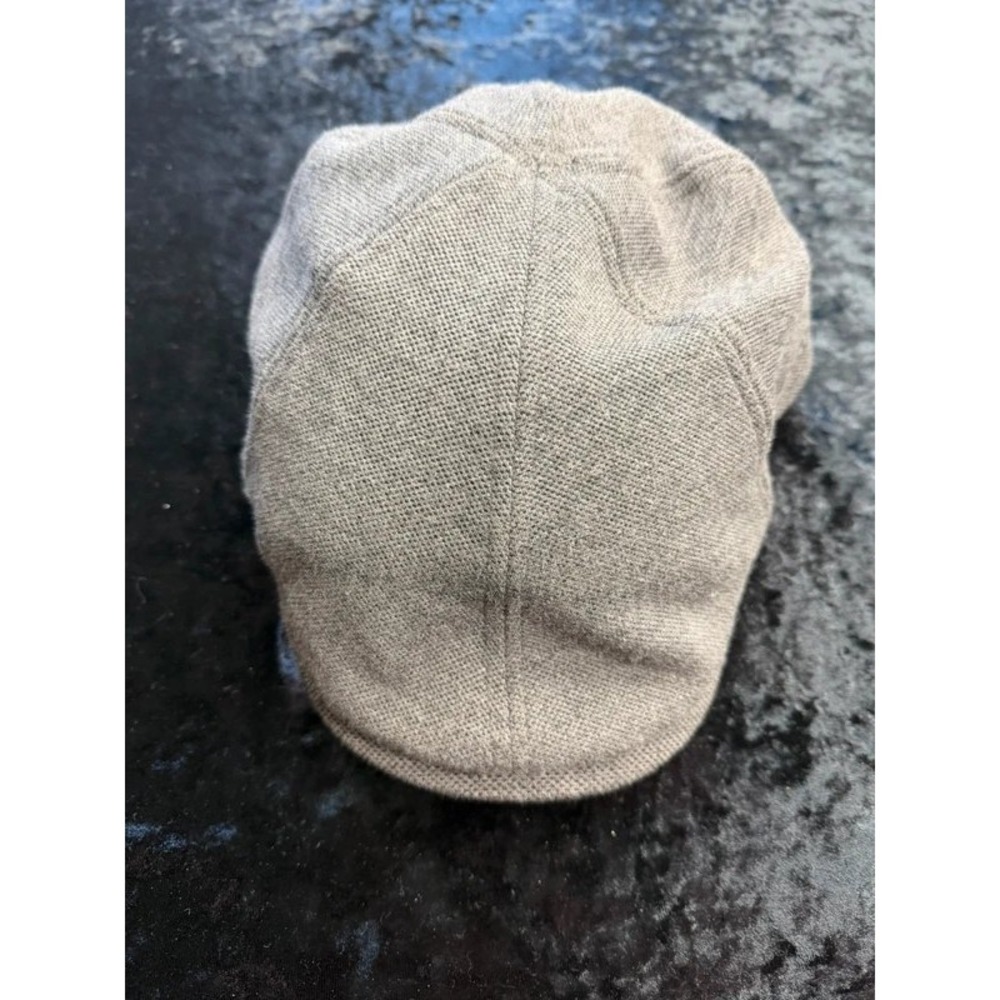Broner Mens Flat Cap Gray XL Newsboy Ivy Driving Hat Stretch Lined
